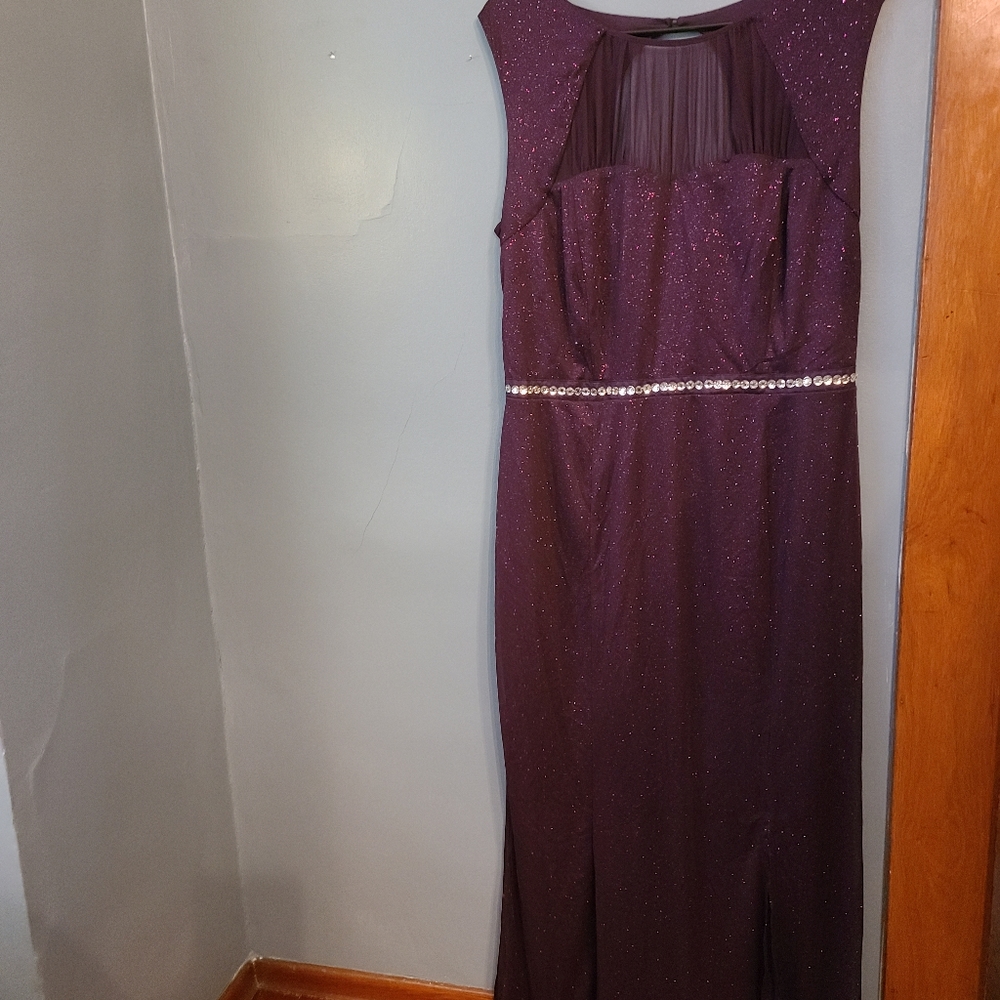 Purple cocktail dress 14
